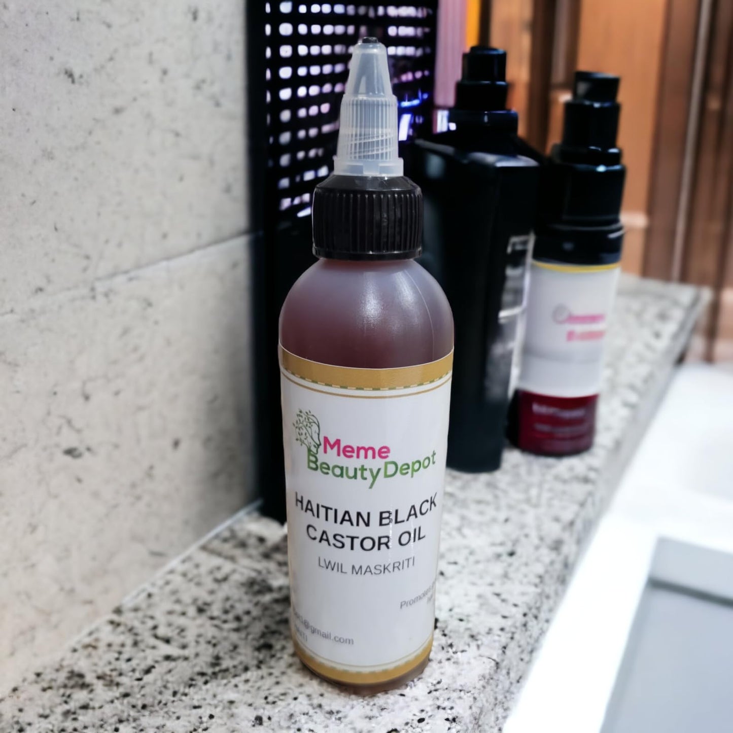 Meme Beauty Depot Haitian Black Castor Oil Beauty & Personal Care Meme Beauty Depot
