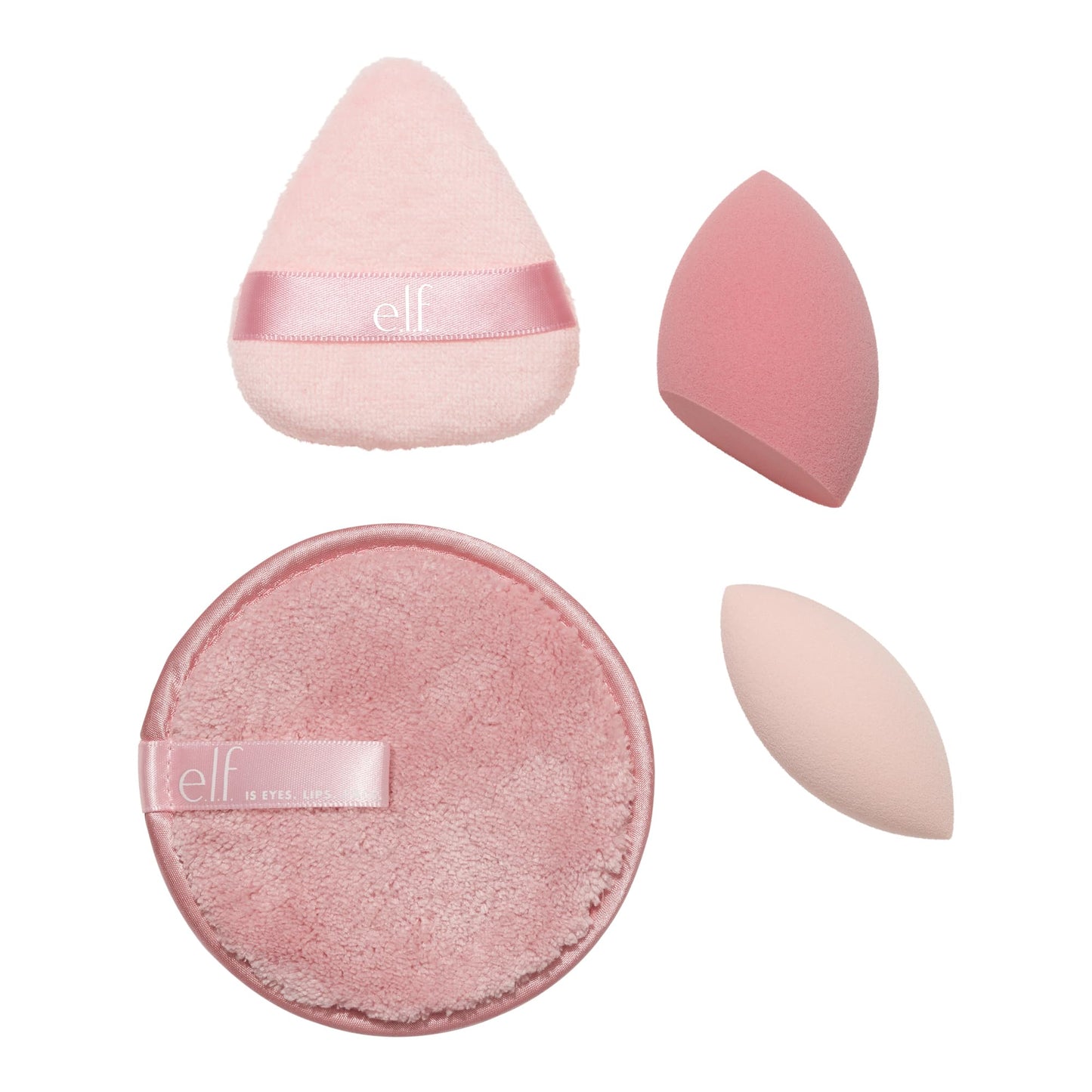 e.l.f. Sponge On, Sponge Off Kit, Four-Piece Makeup Sponge Set For Flawlessly Applying, Blending & Removing Face Makeup, Vegan Beauty & Personal Care e.l.f.
