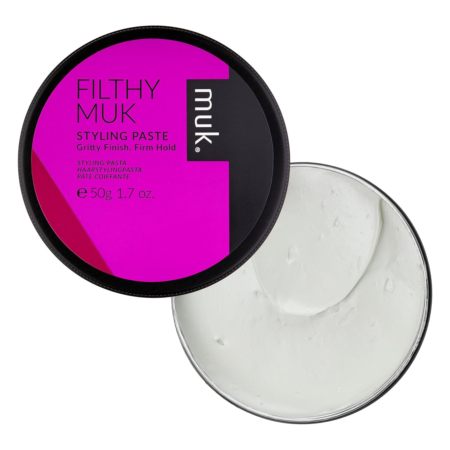 MUK. Haircare Filthy Gritty Finish Styling Paste, Hair Product, Hair Paste For Men, Firm Hold, Gritty Finish, Medium Shine - 1.7oz Beauty & Personal Care MUK.