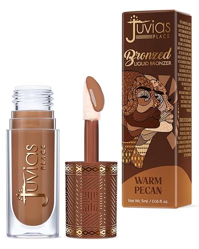 Juvia’s Place Bronzed Liquid Bronzer - Warm Pecan - Liquid Bronzer for Face w/Silky Blendable Texture - Buildable Coverage for Natural Contour Beauty & Personal Care Juvia's Place