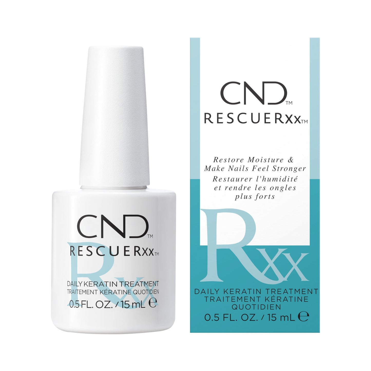 CND RescueRxx Daily Keratin Treatment, 0.5 fl oz (Packaging May Vary) Beauty and Personal Care CND Default Title