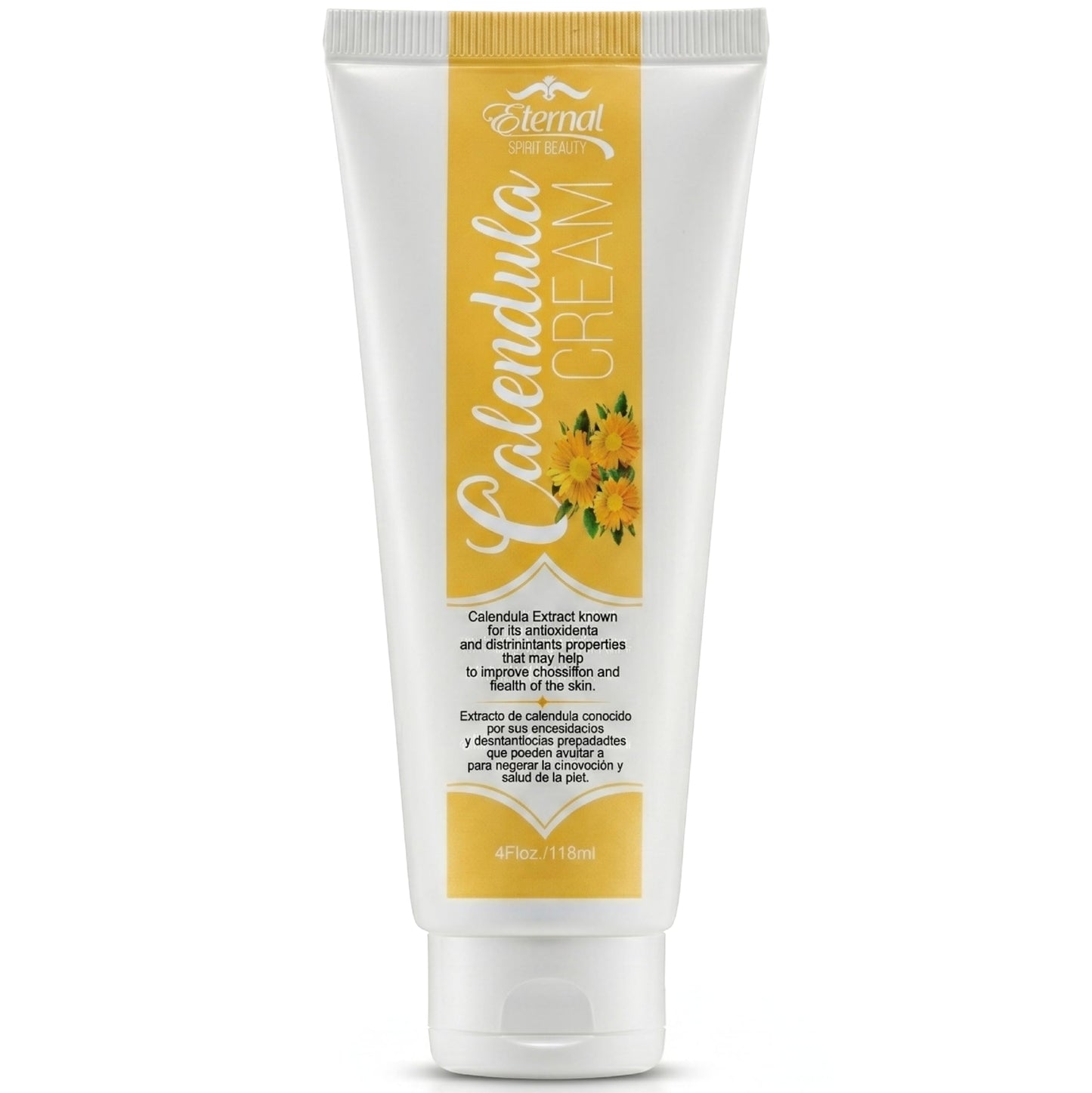 Eternal Spirit Beauty Calendula Cream - Soothing Skin Moisturizer with Calendula Officinalis Extract, Squalane & Hyaluronic Acid - Hydrating Body Beauty & Personal Care Eternal Spirit Beauty