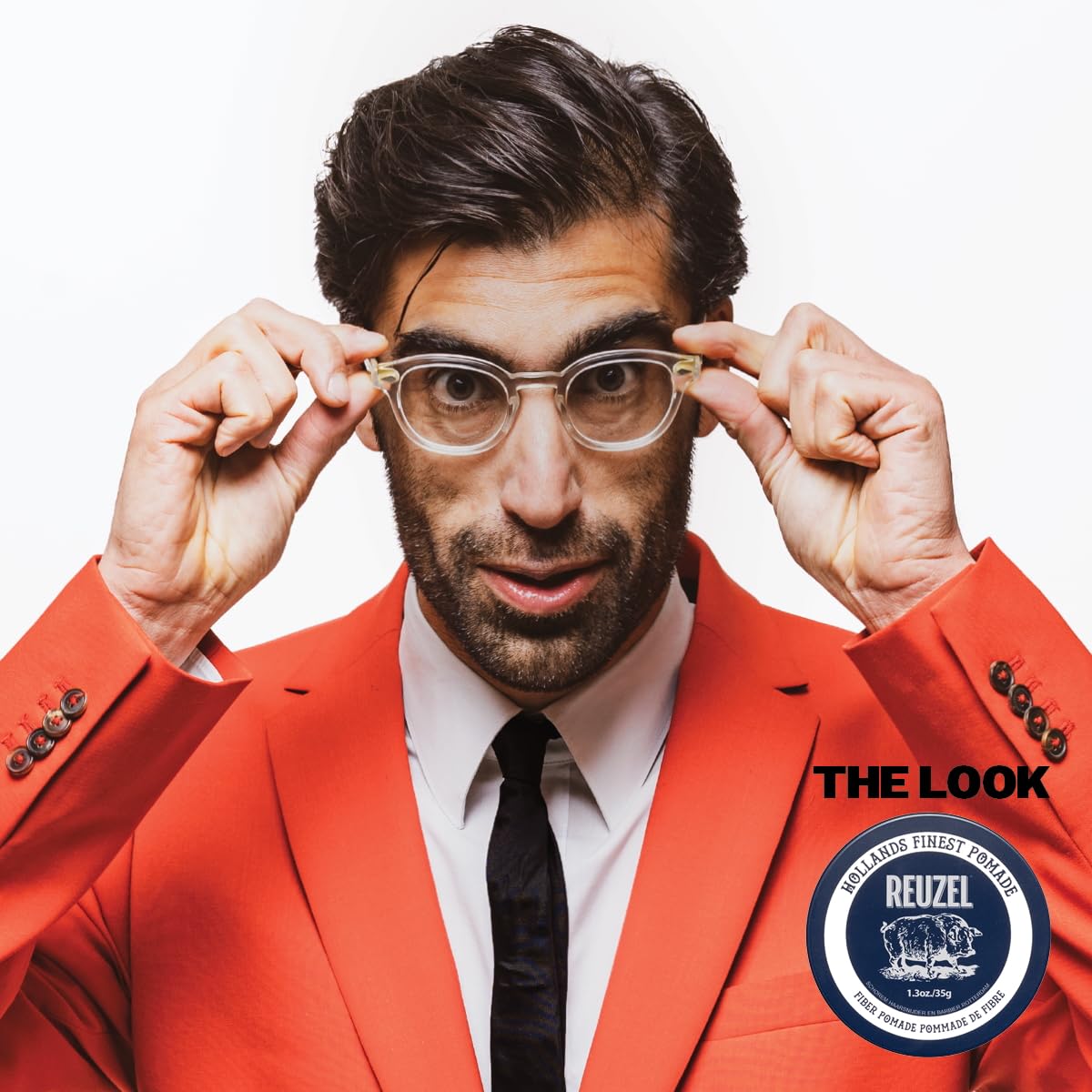 REUZEL Fiber Pomade, Firm and Pliable All Day Hold, Water Soluble Styling, Low Shine and Flake Free, Easy To Wash Out, For All Hair Types Beauty & Personal Care REUZEL