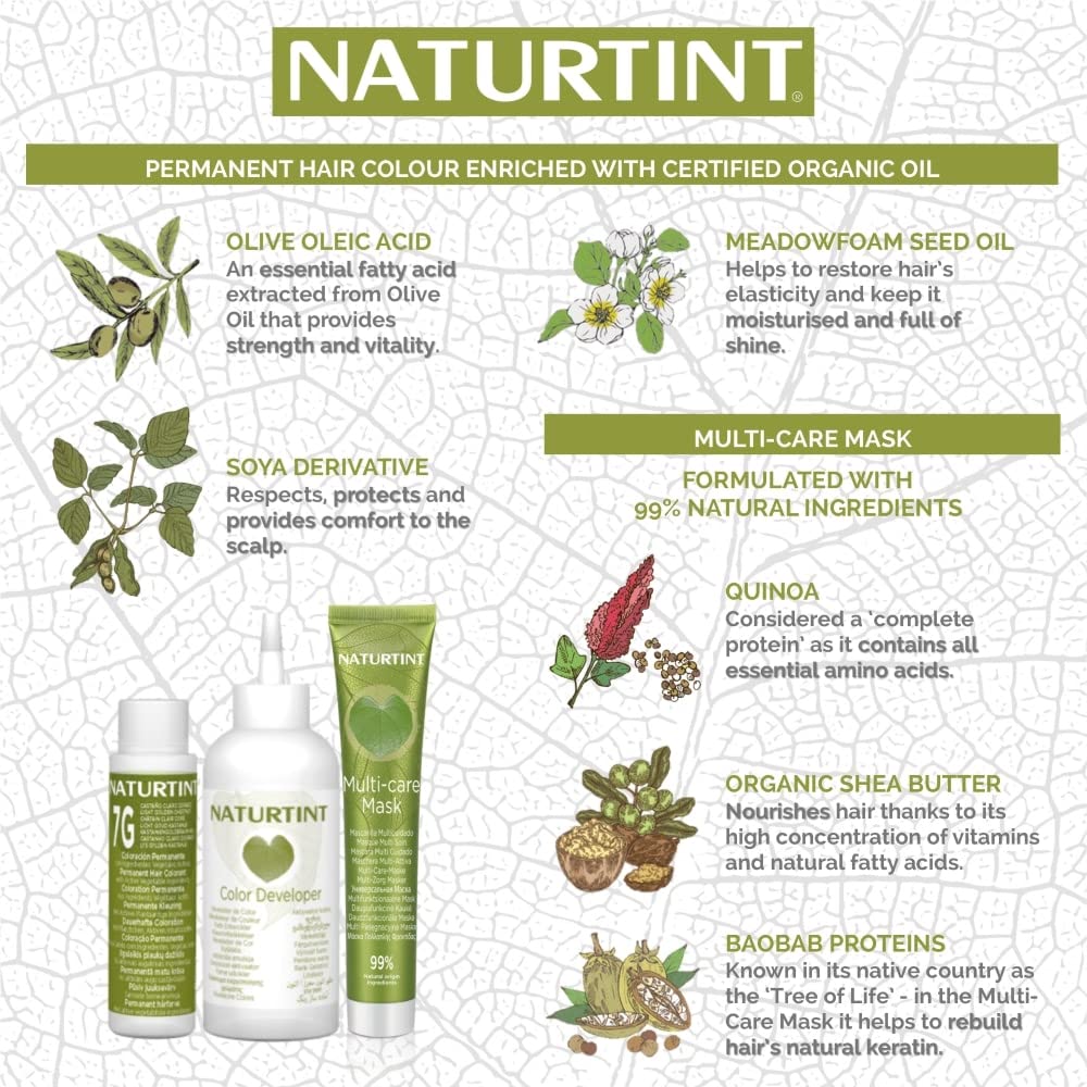 Naturtint 7N Hazelnut Blonde Hair Color, 5.07 FZ Beauty & Personal Care Naturtint