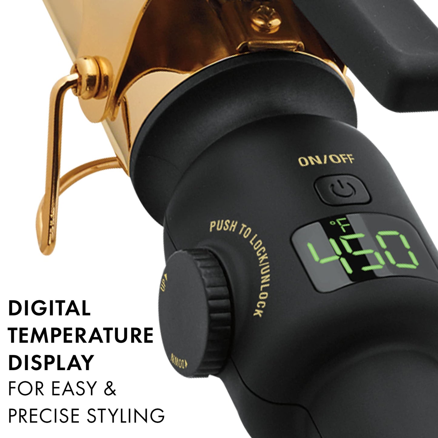 HOT TOOLS Professional 24K Gold 1-1/2'' Digital Curling Iron, 1 ct. Beauty & Personal Care HOT TOOLS