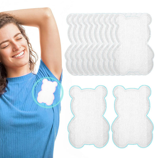 20 Pcs Underarm Sweat Pads, Armpit Sweat Pads for Women And Men Large Self Adhesive Armpit Sweet Pads Shields Pads Disposable Sweat Absorbing Pads Beauty and Personal Care KimDaro