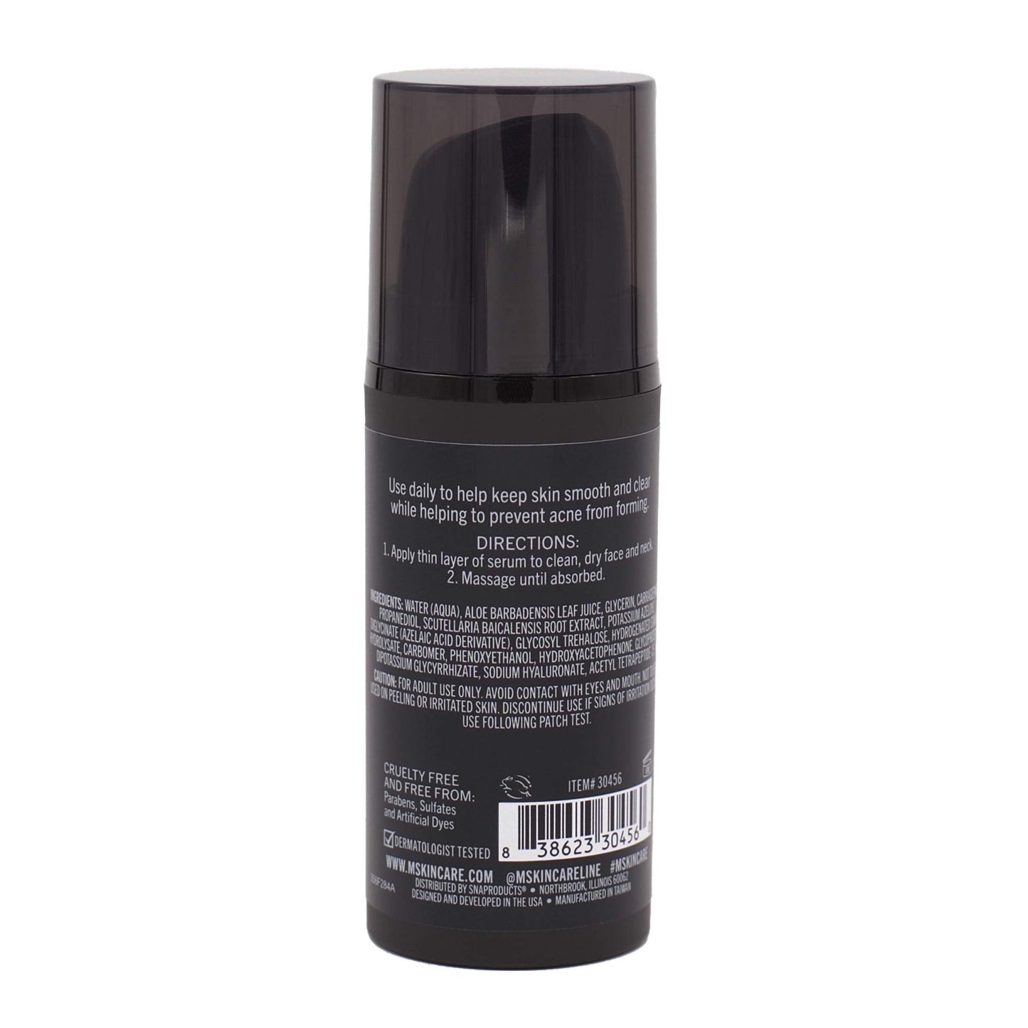 M. Skin Care Prevent Acne Control Facial Serum for Men, Azelaic Acid, Soothing Aloe Leaf Juice, Cruelty Free Beauty & Personal Care M Skin Care