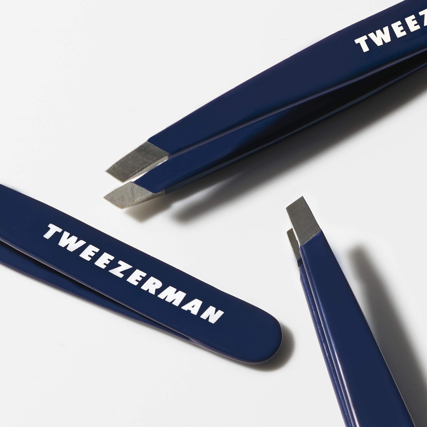 Tweezerman Exclusive Evening Blue Mini Slant Tweezer Beauty & Personal Care Tweezerman