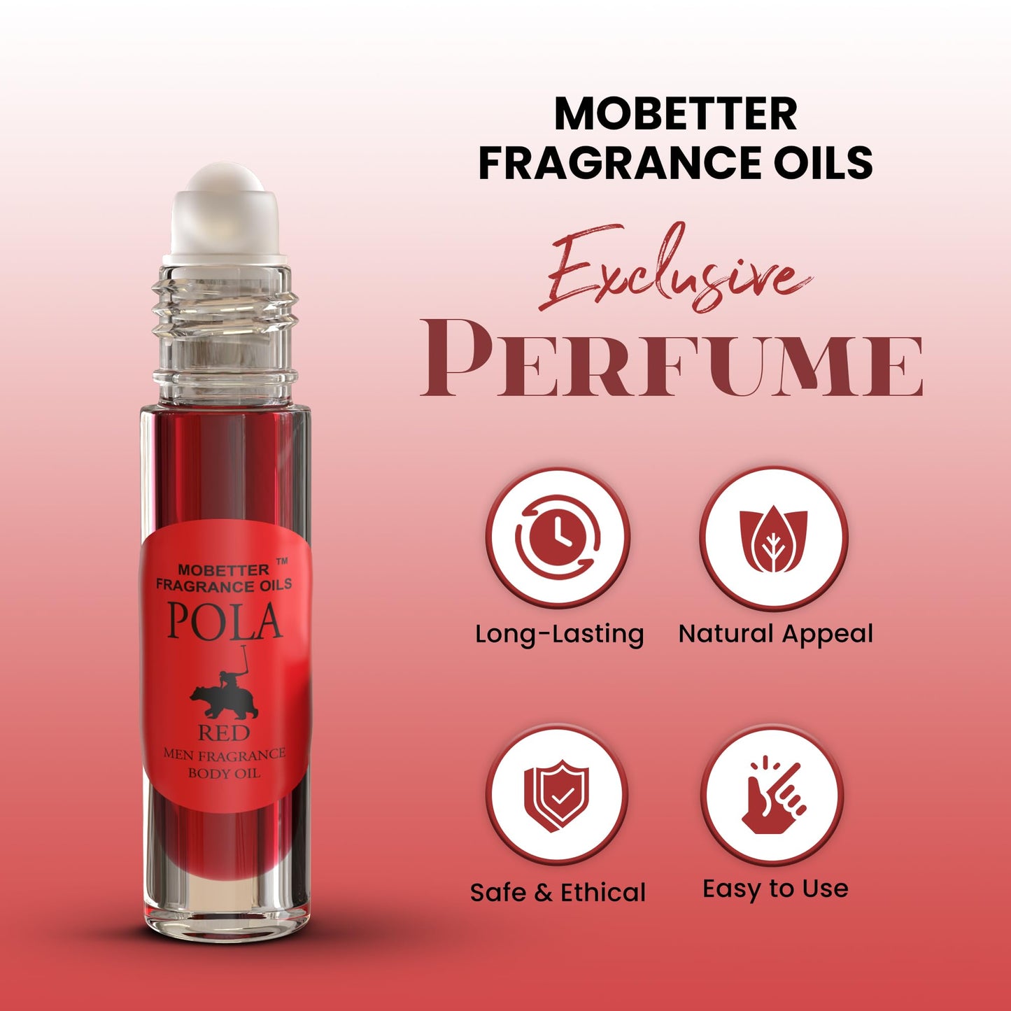 MOBETTER FRAGRANCE OILS Pola Red Fragrance Body Oil for Men Beauty & Personal Care MOBETTER FRAGRANCE OILS