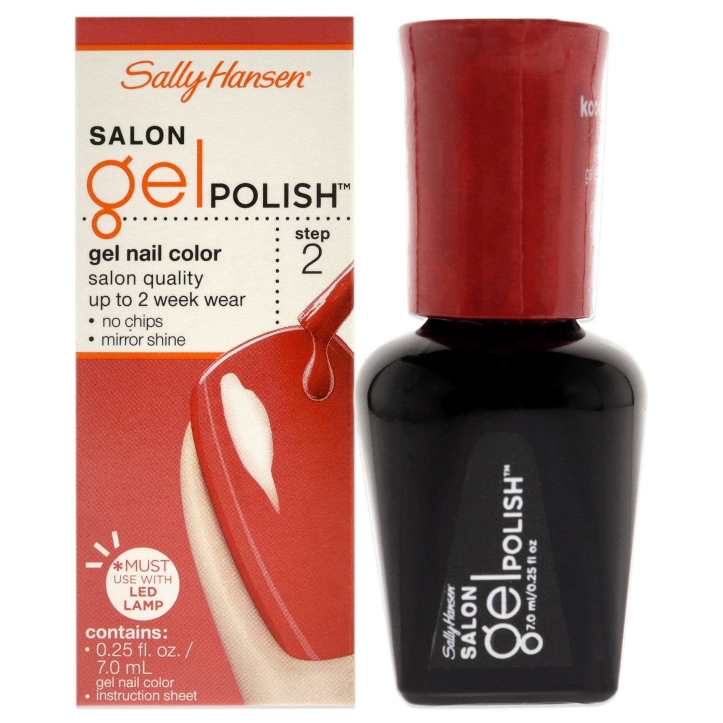 Sally Hansen Salon Pro Gel Nail Polish Lacquer, Kook a Mango, 0.24 Fl. Oz. Beauty & Personal Care Sally Hansen