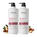 ALFHEIM Argan+ Repairing Shampoo & Conditioner Set for Dry, Damaged & Frizzy Hair with Argan Oil, Keratin - Deep Repair, Moisture, Shine & Frizz Beauty & Personal Care ALFHEIM