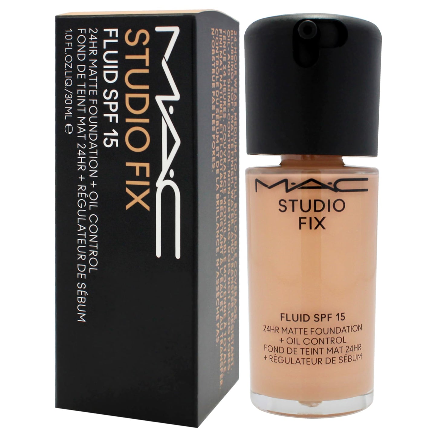 Studio Fix Fluid SPF 15 24Hr Matte Foundation Plus Oil Control - NW22 by MAC for Women - 1 oz Foundation Beauty & Personal Care MAC