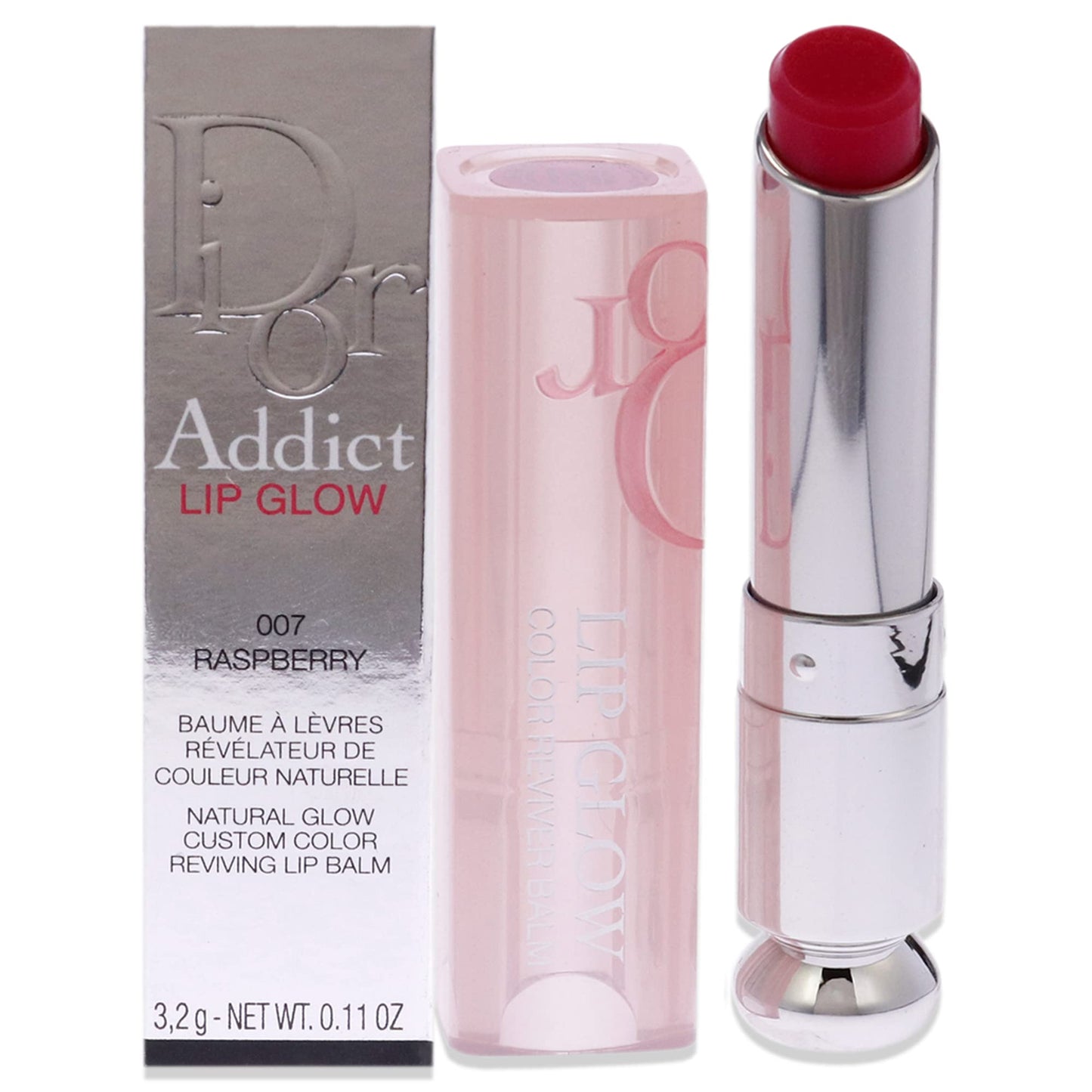Christian Dior Dior Addict Lip Glow Reviving Lip Balm - #007 Raspberry -3.2g/0.11oz By Christian Dior Beauty and Personal Care Dior