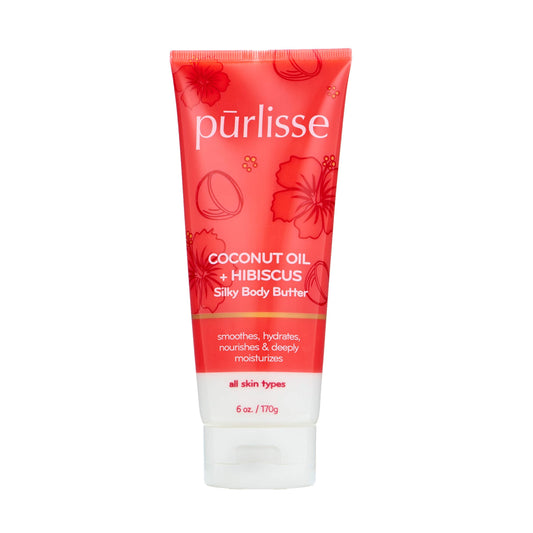 purlisse Coconut Oil Coffee + Hibiscus Body Butter: Cruelty-free & clean, Paraben & Sulfate-free, Nourishes & deeply moisturizes, Hibiscus soothes Beauty & Personal Care p?rlisse