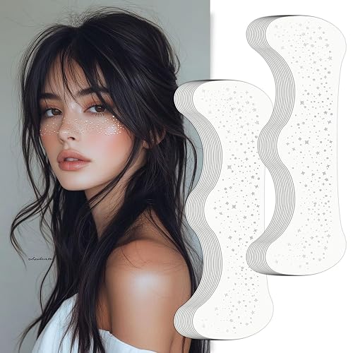 Wodelanle Glitter Freckles Face Tattoo, 24 Count Silver Face Glitter Speckles Makeup Patches, Glow Up Makeup Patches, Cute Glitter Freckles Makeup Beauty & Personal Care Wodelanle