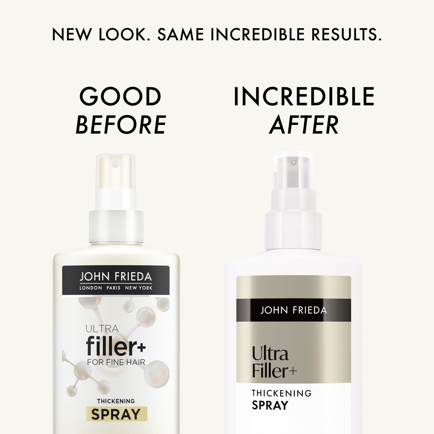 John Frieda ULTRAfiller+ Thickening Spray for Fine & Thin Hair, Volumizing Spray with Biotin & Hyaluronic Acid, Heat Protection, 5 fl oz Beauty and Personal Care John Frieda