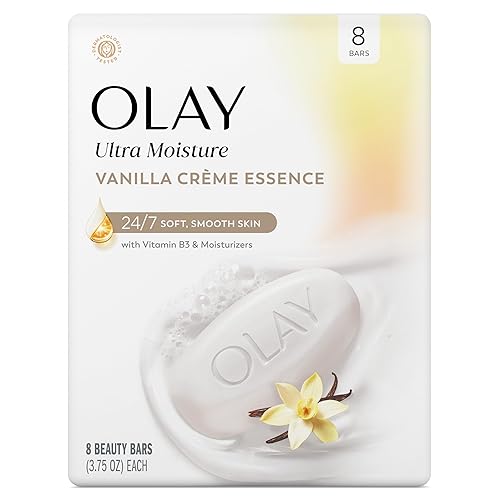 Olay Beauty Bar, Ultra Moisture,10x More Moisturizers, 24/7 Soft & Smooth Skin, Gentle Cleanse on Face & Body, Vitamin B3 Complex, For All Skin Types Beauty & Personal Care Olay