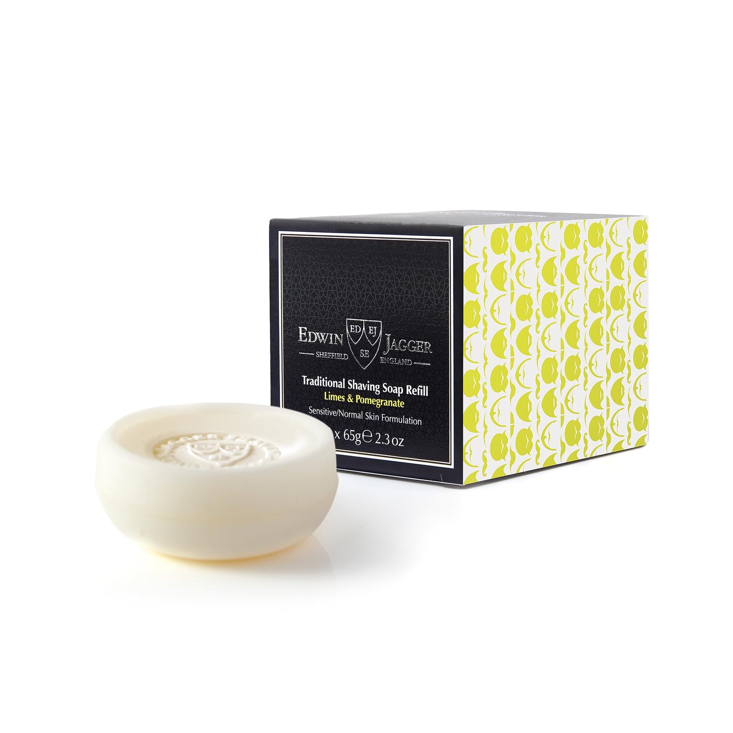Edwin Jagger Limes & Pomegranate Shaving Soap Refill 65g (3 Pack) Beauty and Personal Care Edwin Jagger