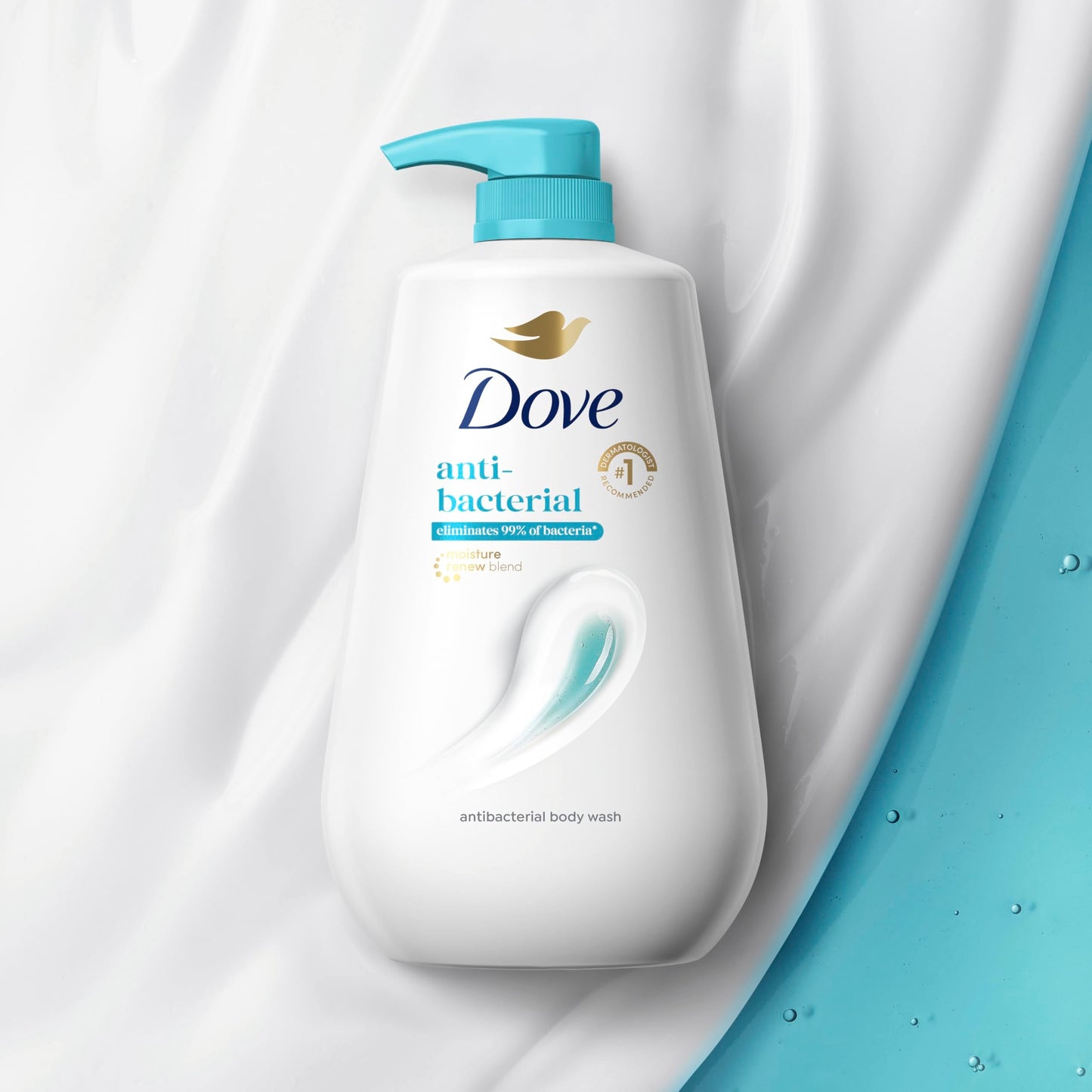 Dove Body Wash with Pump Antibacterial For All Skin Types Protects from Dryness 30.6 oz Beauty & Personal Care Dove