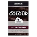 John Frieda Precision Foam Colour, Deep Cherry Brown 3VR, Full-coverage Hair Color Kit, Anti-Fade Gray Coverage, Deep Color Saturation Hair Dye, 1 Beauty & Personal Care John Frieda