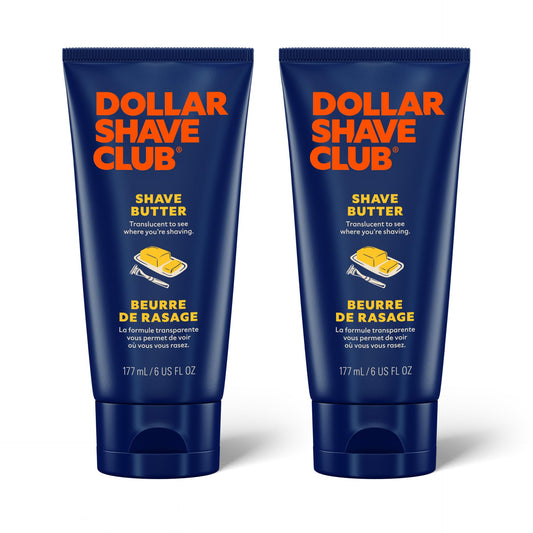 Dollar Shave Club | Shave Butter 2-Pack | For Sensitive Skin, A Translucent Shaving Cream & Gel Alternative, Designed For A Gentle Glide, Helps Beauty & Personal Care Dollar Shave Club
