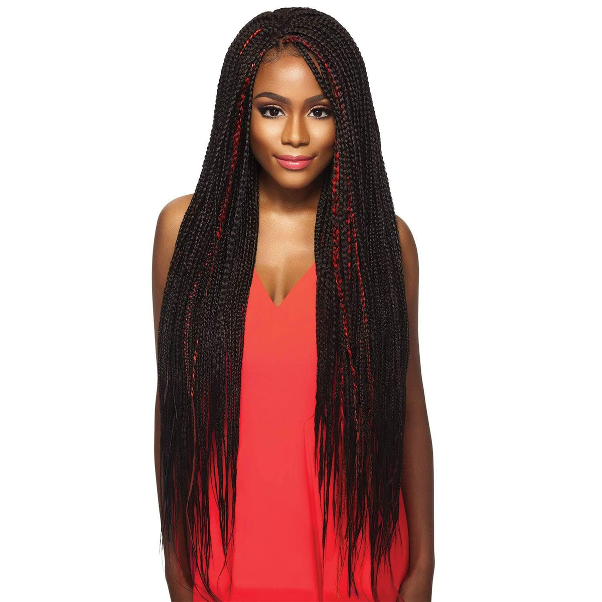 Outre X-Pression Braid Pre Stretched Braid 52" 3x (4 MEDIUM BROWN)