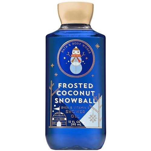 Bath and Body Works Frosted Coconut Snowball Shower Gel Wash 10 Ounce Full Size 2018 Version Beauty & Personal Care Bath & Body Works