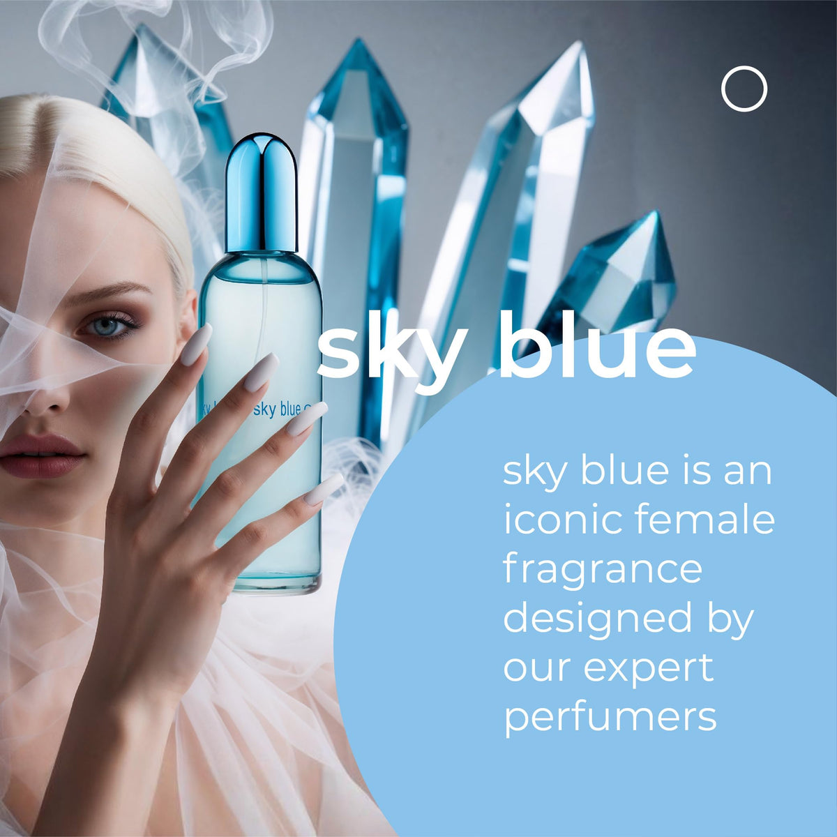 Colour Me Sky Blue by Milton-Lloyd for Women - 3.4 oz EDP Spray Beauty & Personal Care COLOUR ME