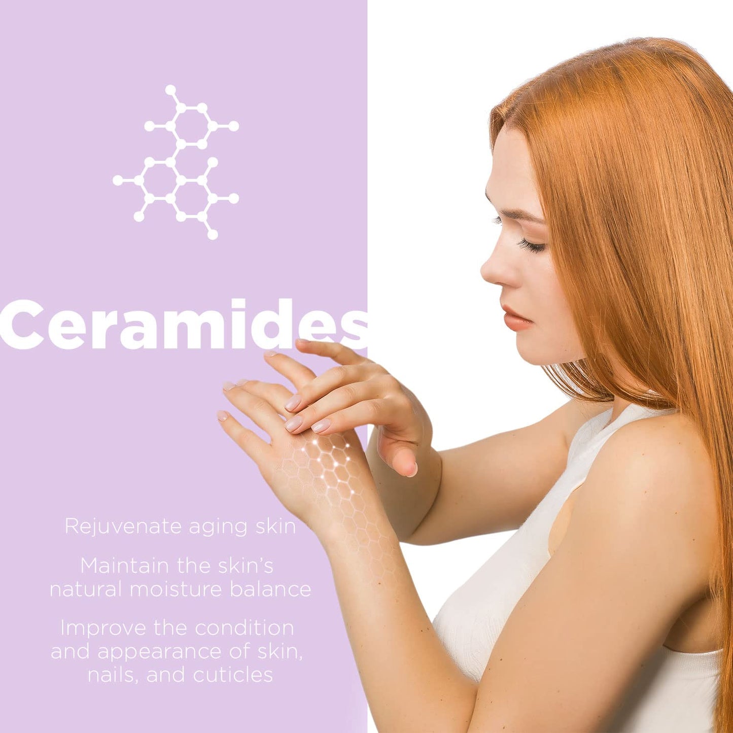 Cosmétiques Créatifs Moisturizing Hand Cream for Dry, Cracked Hands, Nails and Cuticles - 8.5 fl. oz. - Anti-Aging Skin Moisturizer with Vitamin E Beauty & Personal Care Cosmétiques Créatifs