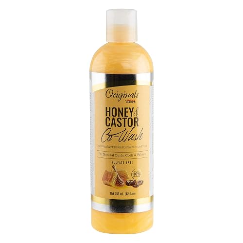 Africa's Best Originals by and Castor Hair Co-Wash for Natural Curls, Coils and Waves, Sulfate-Free, Honey 12 Fl Oz Beauty & Personal Care Africa's Best