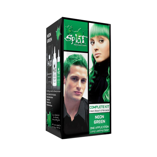 Splat Kit Neon Green, Vert, 3 Ounce with Splat Oxide Mixing Container Beauty & Personal Care Splat