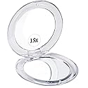 MIRRORVANA Small Compact 15X Magnifying Travel Makeup Mirror - Lightweight, Handheld, and Foldable Design - Mini Pocket-Sized Magnified Mirror Beauty & Personal Care MIRRORVANA
