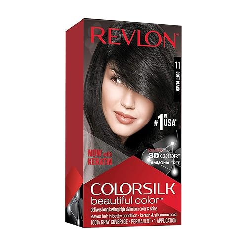 Revlon ColorSilk Beautiful Color, Soft Black [11] 1 ea (Pack of 6) Beauty & Personal Care REVLON