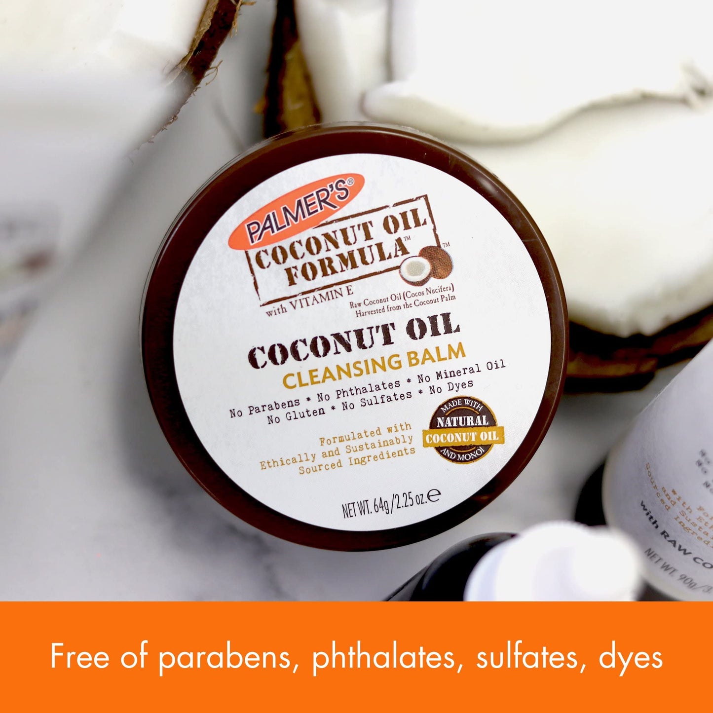 Palmer's Coconut Oil Formula, Coconut Monoi Facial Cleansing Balm and Makeup Remover, 2.25 Ounces Beauty & Personal Care Palmer's