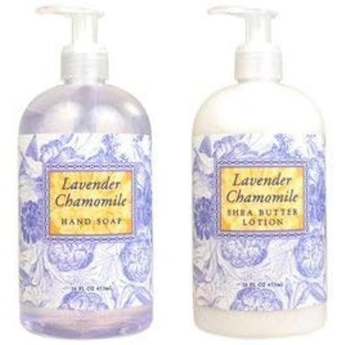 Greenwich Bay Trading Hand Soap & Hand and Body Lotion, 16 Ounce, 2 pack Bundle Set (Lavender Chamomile) Beauty & Personal Care Greenwich Bay Trading Company