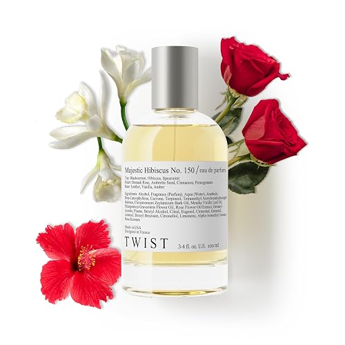 Twist Majestic Hibiscus No. 150 - Inspired by Maison Crivelli Hibiscus Mahajad, Long-Lasting Perfume for Women and Men, Vegan, Clean Ingredients Beauty & Personal Care HOUSE OF TWIST