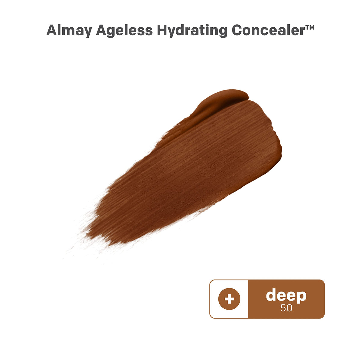 Almay Anti-Aging Concealer, Face Makeup with Hyaluronic Acid, Niacinamide, Vitamin C & E, Hypoallergenic-Fragrance Free, 050 Deep, 0.37 Fl Oz (Pack Beauty & Personal Care Almay