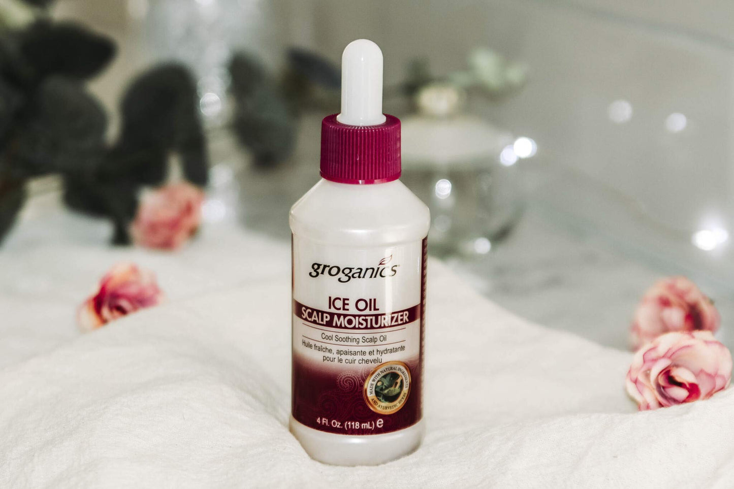 Groganics DHT Ice Oil Scalp Moisturizer, 4 Ounce (76083PUGRP1) Beauty & Personal Care Groganics
