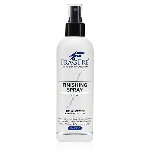 FRAGFRE Hair Finishing Spray Firm Hold 8 oz - Hair Spray for Sensitive Skin - Fragrance Free Hypoallergenic Parabens Free - Holds and Protects Your Beauty & Personal Care FRAGFRE