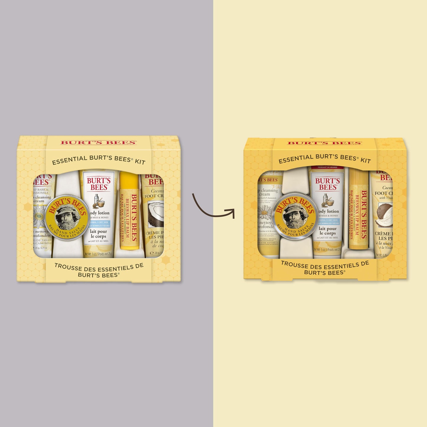Burt's Bees Gifts Ideas - Essential Everyday Beauty Set, 5 Travel Size Products - Deep Cleansing Cream, Hand Salve, Body Lotion, Foot Cream and Lip Beauty & Personal Care Burt's Bees