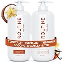 Routine Wellness 1 Liter Anti-Thinning Volumizing Shampoo and Conditioner Set for Thinning Hair & Hair Loss - Grow Your Confidence with Biotin & DHT Beauty & Personal Care Routine Wellness