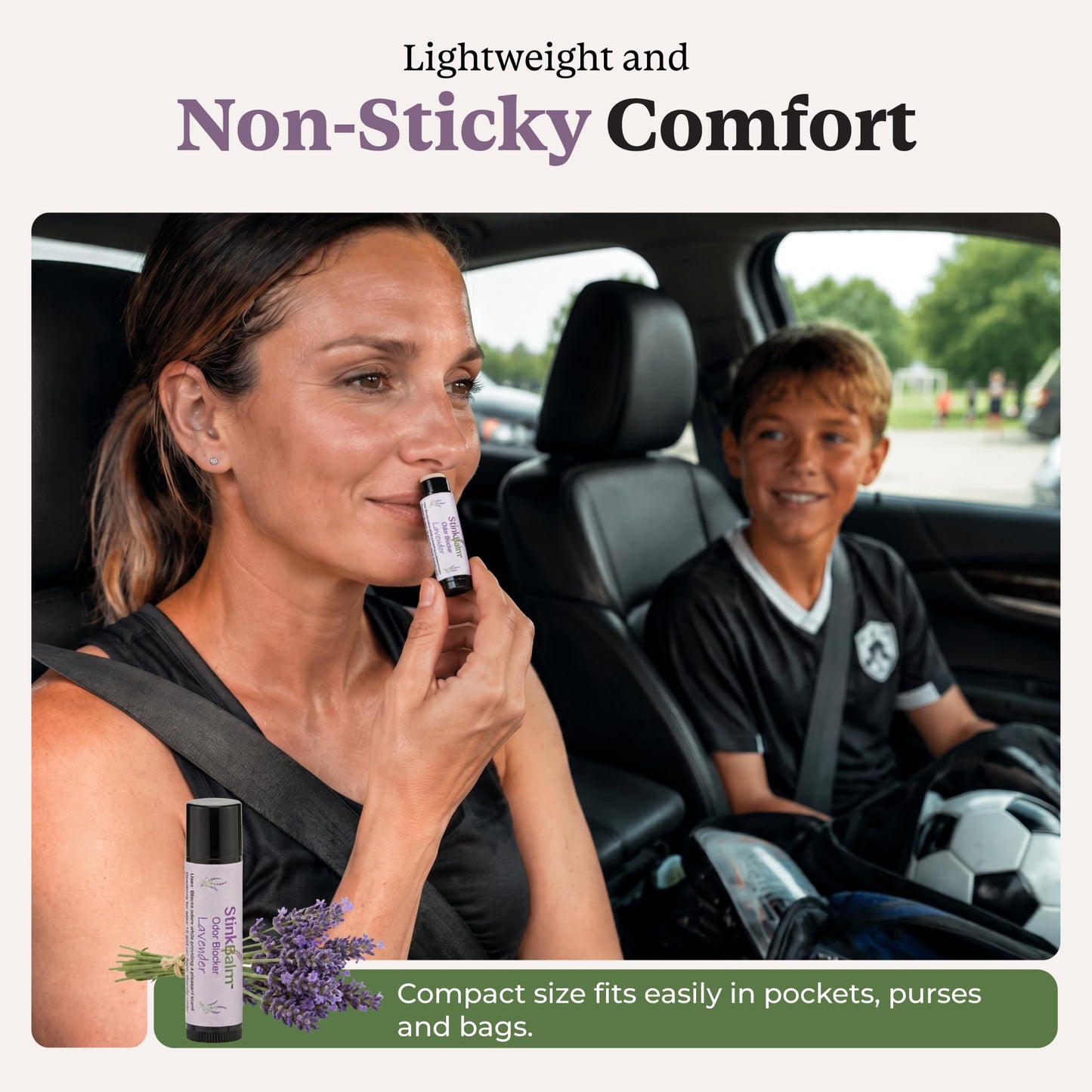 StinkBalm Lavender Under-Nose Odor Masking Balm for Work,Travel & Daily Use Beauty and Personal Care StinkBalm