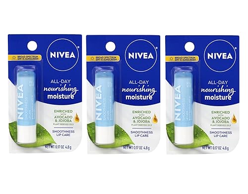 NIVEA Smoothness Lip Care SPF 15, 0.17 oz (Pack of 3) Beauty & Personal Care NIVEA