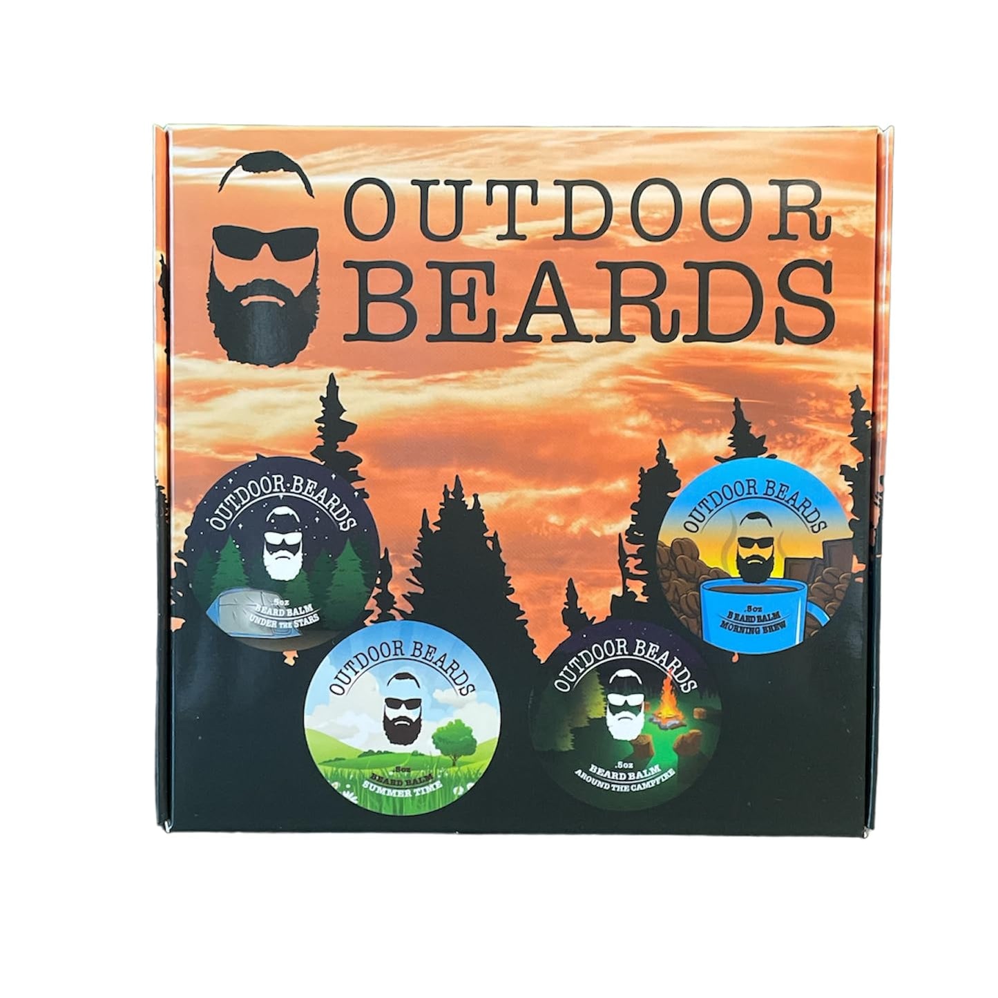 Outdoor Beards Beard Balm - 2 oz Cleansing Balm for Beards Short or Long - Beard Conditioner for Men - Essential Moisturizer for Every Man's Beard Beauty and Personal Care Outdoor Beards