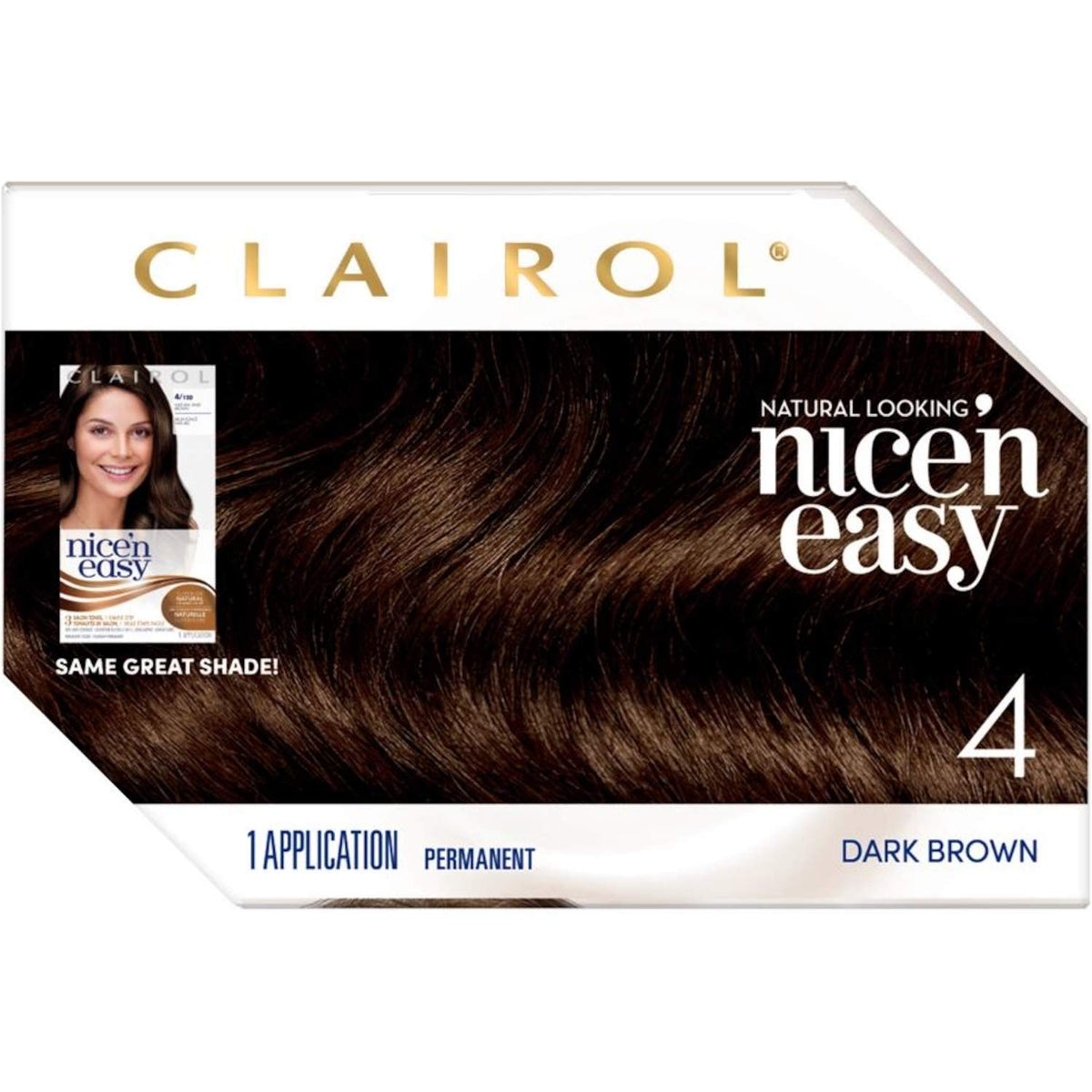 Clairol Nice&Easy 4 Dark Brown Hair Color Beauty & Personal Care Clairol