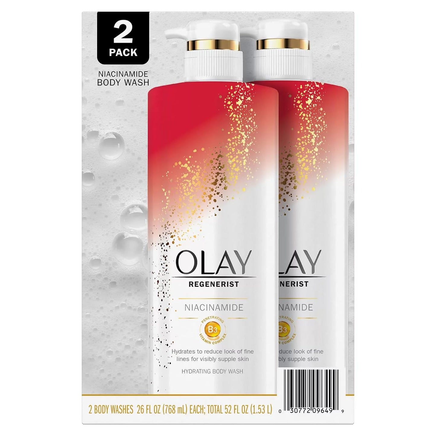 Olay Age Defying Body Wash with Niacinamide, 26 Fluid Ounce (Pack of 2) Beauty & Personal Care Olay