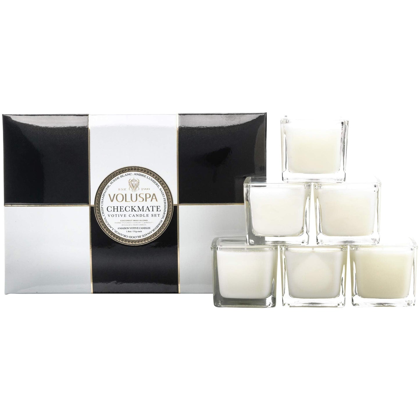 Voluspa Maison Checkmate Gift Set, 1.8 Ounces Each Beauty & Personal Care Voluspa