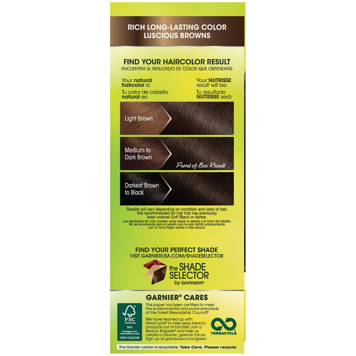 Garnier Nutrisse Nourishing Hair Color Creme, 30 Darkest Brown (Sweet Cola), 3 Count (Packaging May Vary)