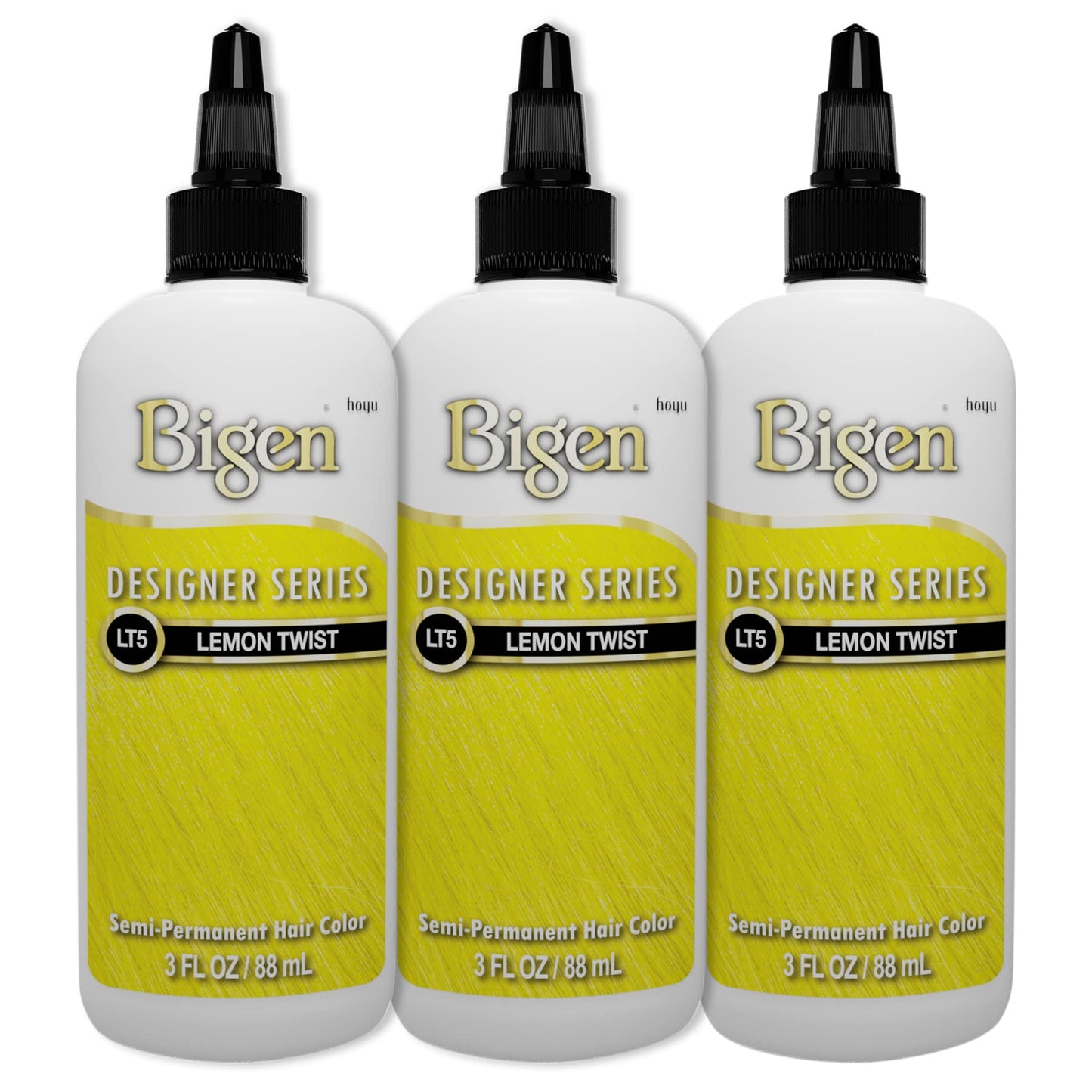 Bigen LT5 Lemon Twist Designer Series Semi-Permanent Hair Color (pack of 3) Beauty & Personal Care Bigen