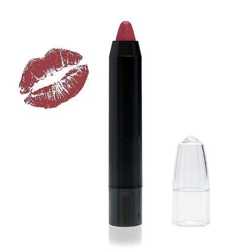 Natural Lipstick Crayon Pencil for Women High Pigment Tints, Cruelty Free, Organic Lipstick Made in USA, Safe, Nontoxic Lip Care Cosmetics (Burgundy) Beauty & Personal Care Prim and Pure